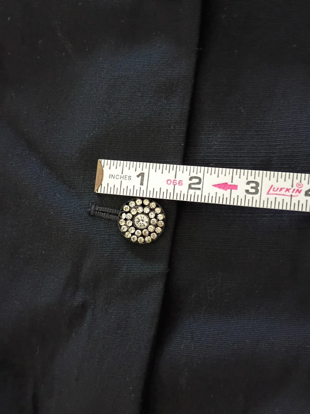 Christian Dior the Suit Blazer Jacket 4 Button Black Size 8 Made USA 100% Wool